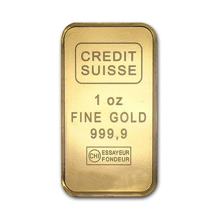 credit suisse gold bar uk