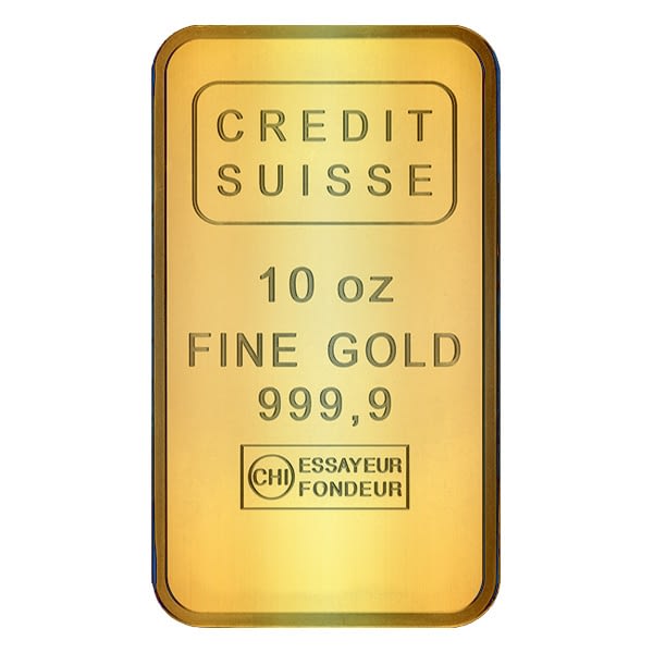Credit Suisse Gold Bar 10 Oz Online Pure Credit Suisse Gold Bar 10 Oz