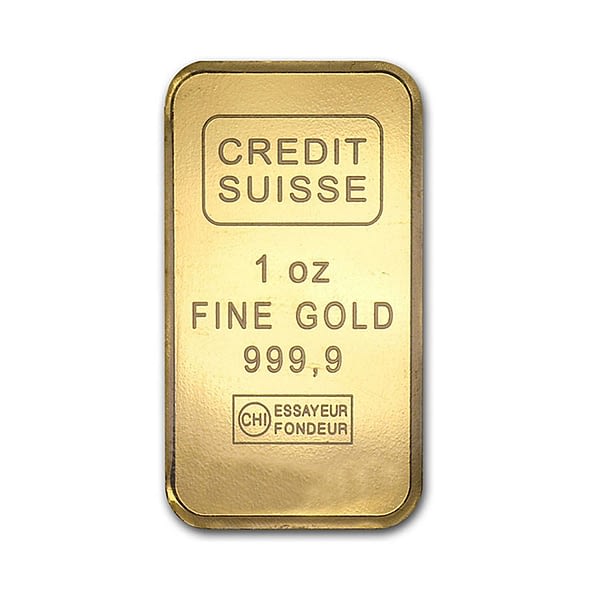 credit suisse bullion bars