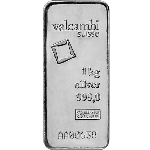 Valcambi Cast Silver Bar